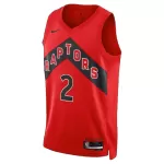 Unisex Toronto Raptors Kawhi Leonard #2 Red Swingman Jersey - Statement Edition - minejerseys
