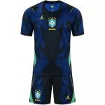 Kids Brazil Away Jersey Kit World Cup 2026 - minejerseys