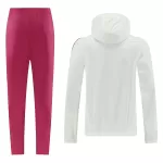 Real Madrid Windbreaker Tracksuit Kit(Hoodie+Pants) White 2026/27 - minejerseys