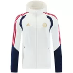 Bayern Munich Hoodie Windbreaker Jacket White 2026/27 - minejerseys