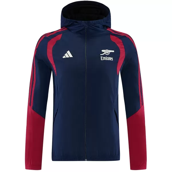 Arsenal Hoodie Windbreaker Jacket Navy 2026/27 - minejerseys