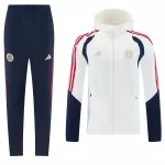 Bayern Munich Windbreaker Tracksuit Kit(Hoodie+Pants) White 2026/27 - minejerseys