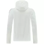 Real Madrid Hoodie Windbreaker Jacket White 2026/27 - minejerseys