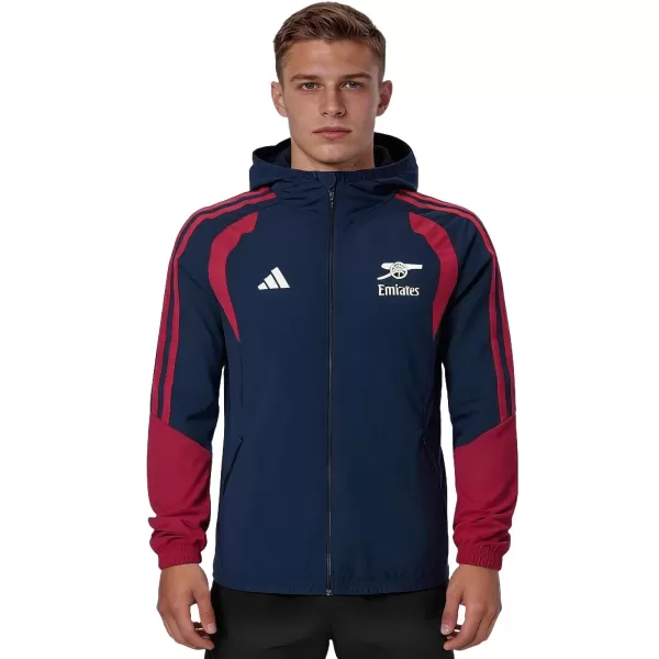 Arsenal Hoodie Windbreaker Jacket Navy 2026/27 - minejerseys