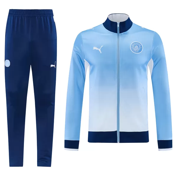 Manchester City Training Tracksuit Kit(Jacket+Pants) Blue 2026/27 - minejerseys