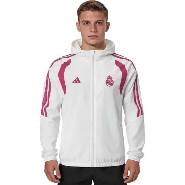 Real Madrid Hoodie Windbreaker Jacket White 2026/27 - minejerseys