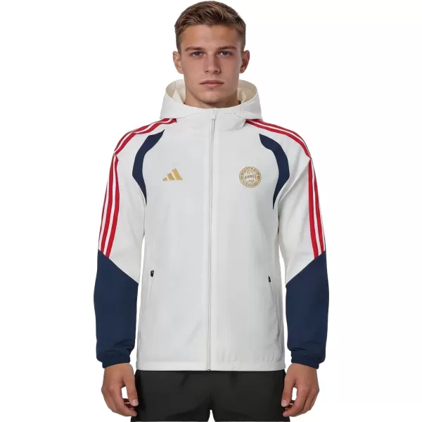 Bayern Munich Hoodie Windbreaker Jacket White 2026/27 - minejerseys