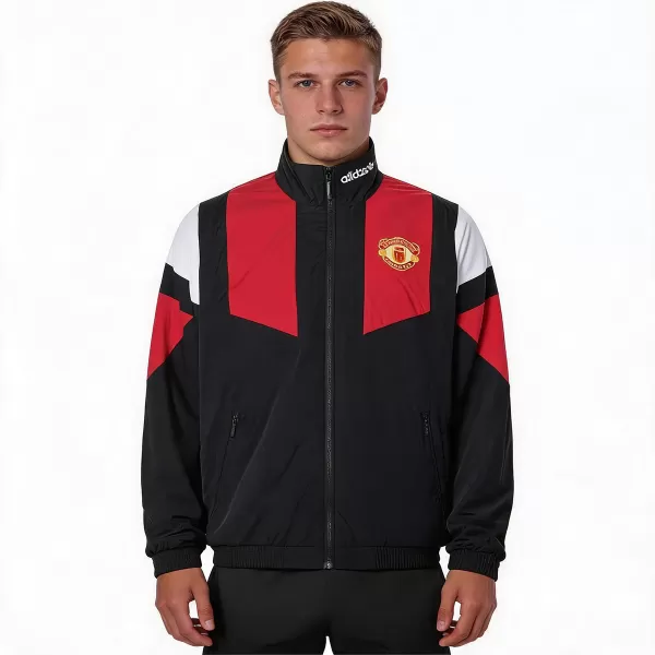 Manchester United EQT Windbreaker Jacket Black 2026/27 - minejerseys