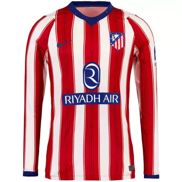 Atletico Madrid Home Long Sleeve Jersey 2026/27 - minejerseys