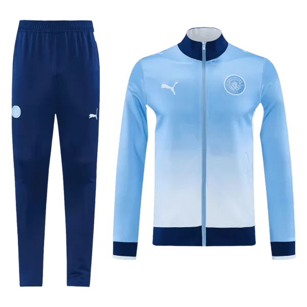 Manchester City Training Tracksuit Kit(Jacket+Pants) Blue 2026/27 - minejerseys