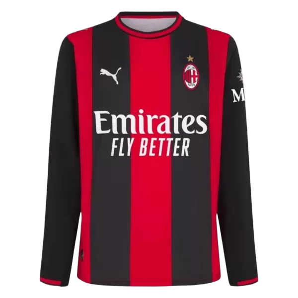 AC Milan Home Long Sleeve Jersey 2026/27 - minejerseys