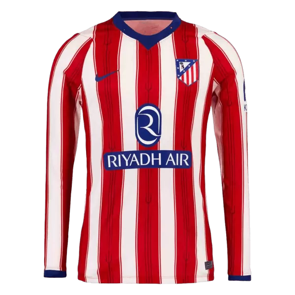 Atletico Madrid Home Long Sleeve Jersey 2026/27 - minejerseys
