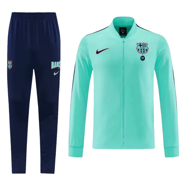 Barcelona Training Tracksuit Kit(Jacket+Pants) Green 2026/27 - minejerseys