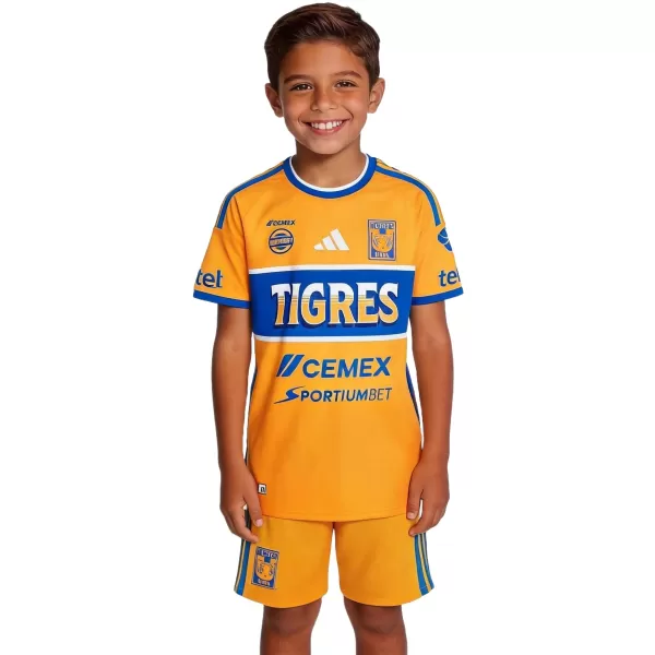 Kids Tigres UANL Home Jersey Kit 2026/27 - minejerseys