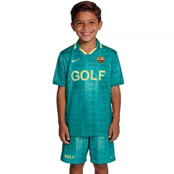 Kids Barcelona x Golf Wang Lifestyle Collection Jersey Kit 2026/27 - minejerseys